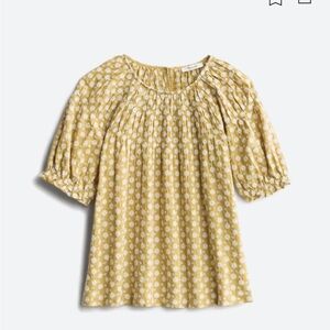 MADEWELL Chloe Emroidered Eyelet Top 100% Cotton.